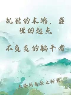 乱世的末端，盛世的起点