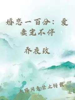 婚恋一百分：爱妻宠不停