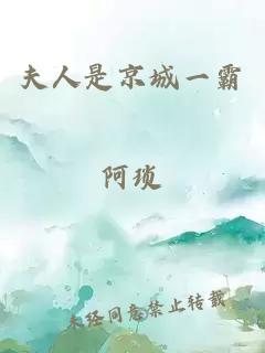夫人是京城一霸