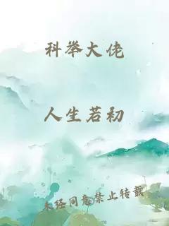 科举大佬