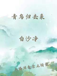 青鸟归去来